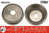 Brake Drum DB4385 - TRW
