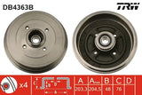 Brake Drum DB4363B - TRW