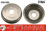 Brake Drum DB4386 - TRW