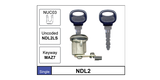 Door Lock NDL2 - Nice Products | Universal Auto Spares