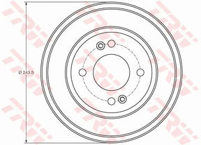 Brake Drum DB4401 - TRW