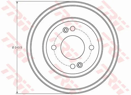 Brake Drum DB4401 - TRW