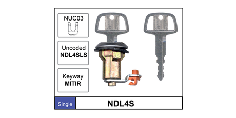 Door Lock NDL4S - Nice Products | Universal Auto Spares