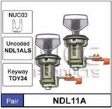 Door Locks Pair NDL11A - Nice Products | Universal Auto Spares