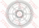Brake Drum DB4546MR - TRW