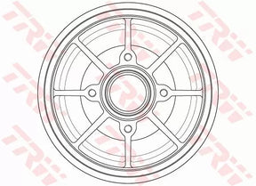 Brake Drum DB4546MR - TRW