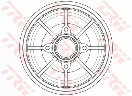 Brake Drum DB4546MR - TRW