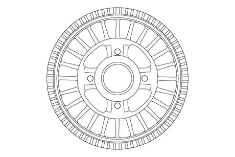 Brake Drum DB4551 - TRW