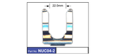Retainer -U- NUC04-2 - Nice Products | Universal Auto Spares