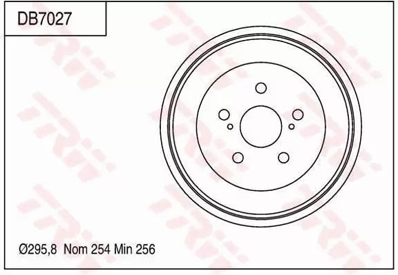Brake Drum DB7027 - TRW
