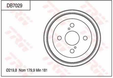 Brake Drum DB7029 - TRW