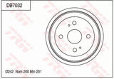 Brake Drum DB7032 - TRW