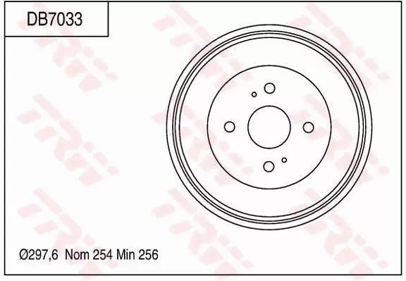 Brake Drum DB7993 - TRW