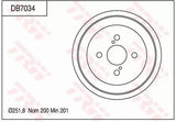 Brake Drum DB7034 - TRW