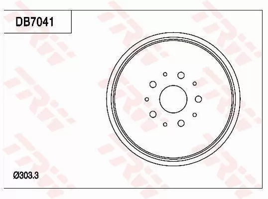 Brake Drum DB7041 - TRW
