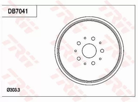 Brake Drum DB7041 - TRW