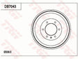 Brake Drum DB7043 - TRW