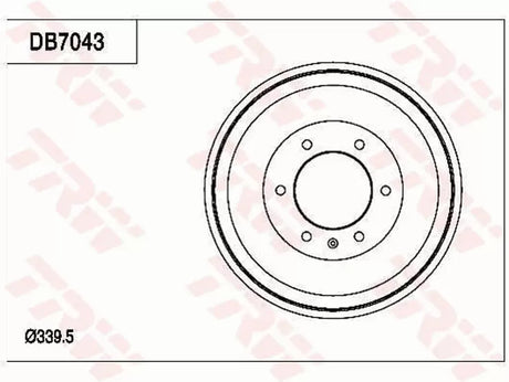 Brake Drum DB7043 - TRW
