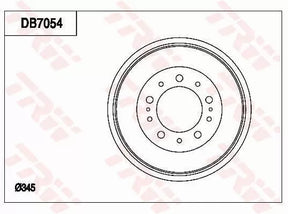 Brake Drum DB7054 - TRW