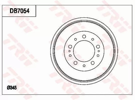 Brake Drum DB7054 - TRW