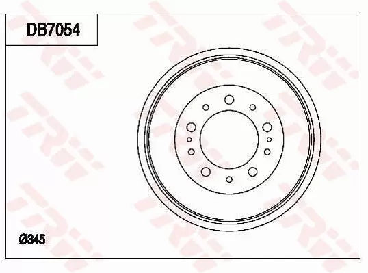 Brake Drum DB7054 - TRW