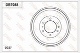 Brake Drum DB7998 - TRW