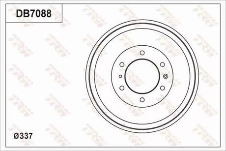 Brake Drum DB7998 - TRW