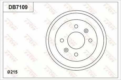 Brake Drum DB7109 - TRW