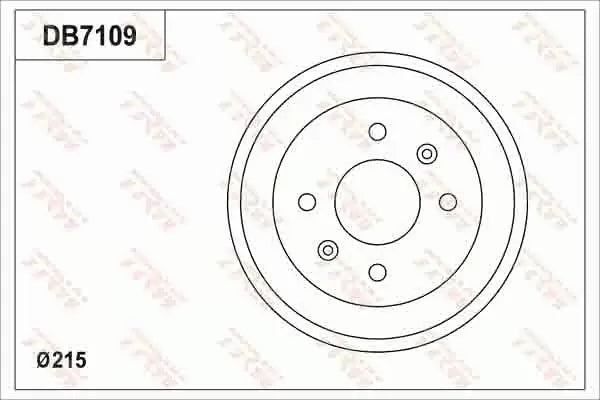 Brake Drum DB7109 - TRW