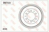 Brake Drum DB7111 - TRW