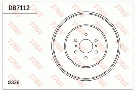 Brake Drum DB7112 - TRW