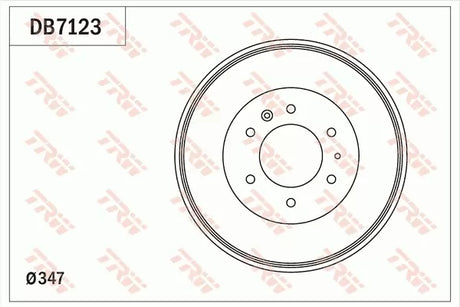 Brake Drum DB7123 - TRW