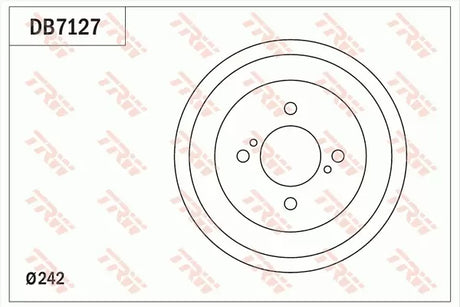 Brake Drum DB7127 - TRW