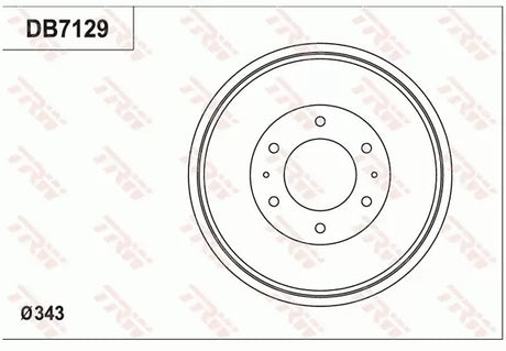 Brake Drum DB7129 - TRW