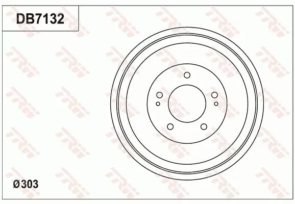 Brake Drum DB7132 - TRW