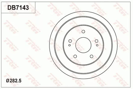 Brake Drum DB7143 - TRW