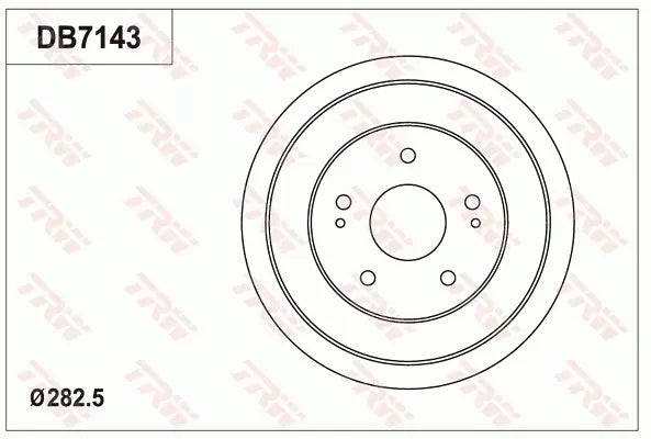 Brake Drum DB7143 - TRW