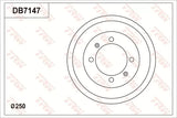 Brake Drum DB7147 - TRW