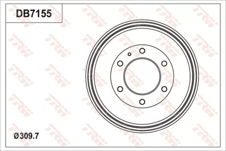 Brake Drum DB7185 - TRW