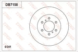 Brake Drum DB7158 - TRW