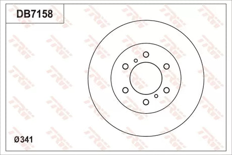 Brake Drum DB7158 - TRW