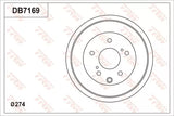 Brake Drum DB7169 - TRW