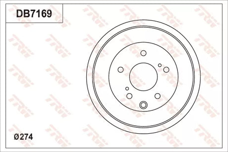 Brake Drum DB7169 - TRW