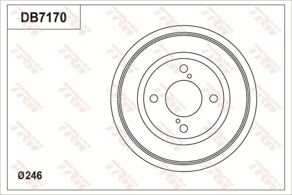 Brake Drum DB7170 - TRW