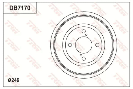 Brake Drum DB7170 - TRW
