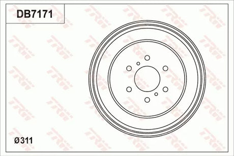 Brake Drum DB7171 - TRW