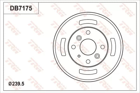 Brake Drum DB7175 - TRW