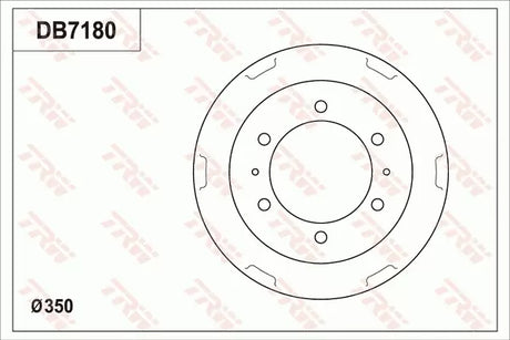 Brake Drum DB7186 - TRW