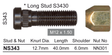 Stud & Nut NS343 - Nice Products | Universal Auto Spares
