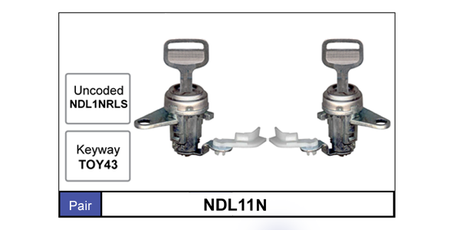 Door Locks pair NDL11N - Nice Products | Universal Auto Spares